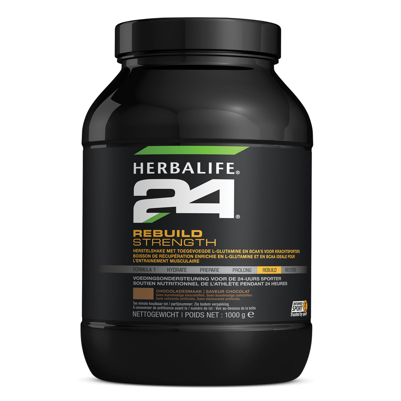Herbalife24® Rebuild Strength Boisson de récupération riche en protéines Chocolat product shot