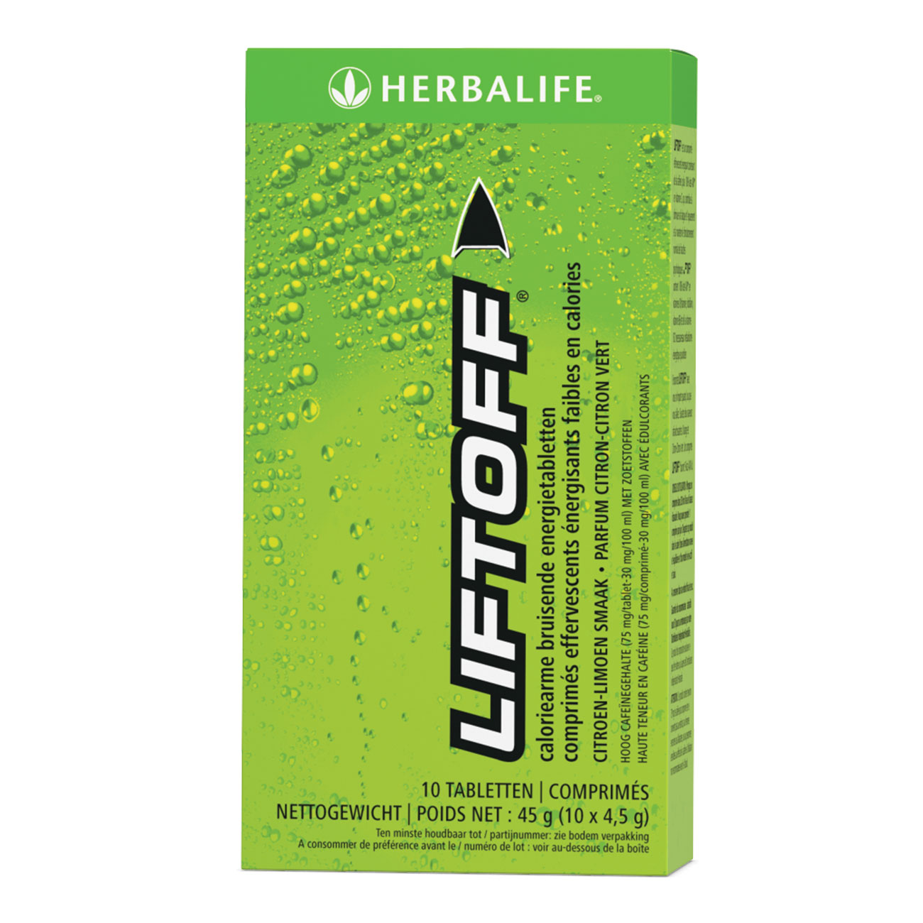 Lift Off® comprimé effervescent énergisant Citron product shot