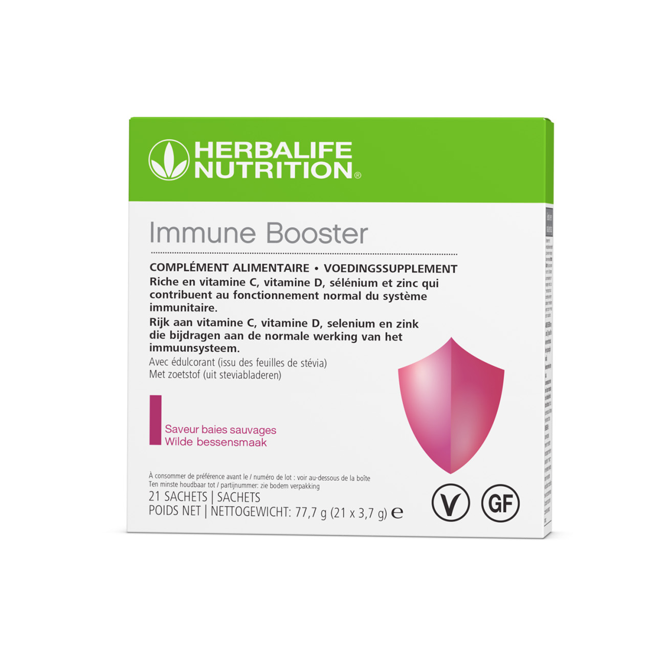 Immune Booster est formulé avec EpiCor® et st riche en vitamines et minéraux importants. C'est un excellent moyen de prendre soin de votre système immunitaire où que vous soyez.