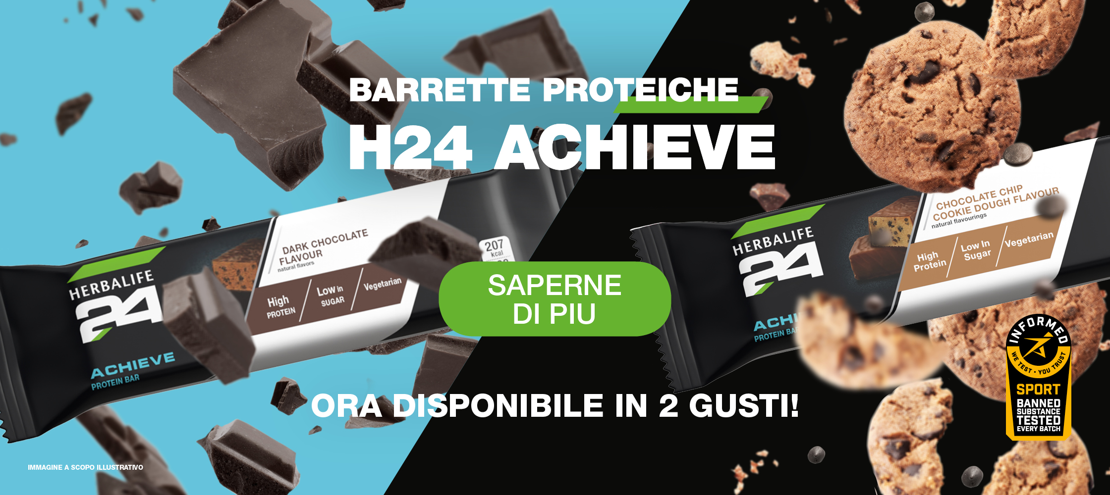 Barrette Proteiche Herbalife24® Achieve Chocolate Chip Cookie Dough