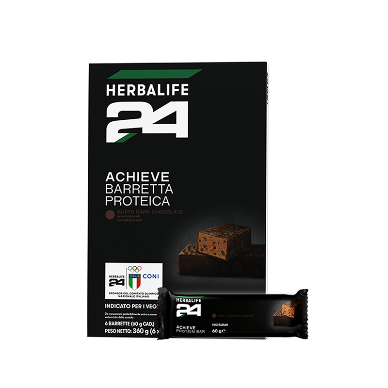 Barrette Proteiche H24 Achieve Dark Chocolate