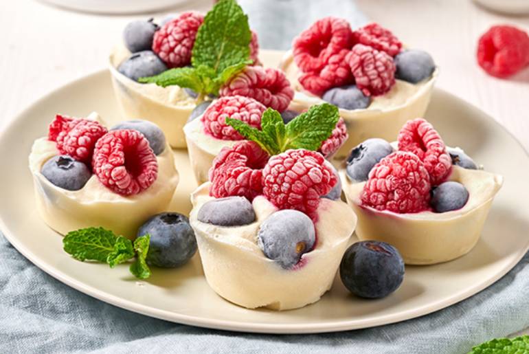 Ricetta cupcake con yogurt e frutta