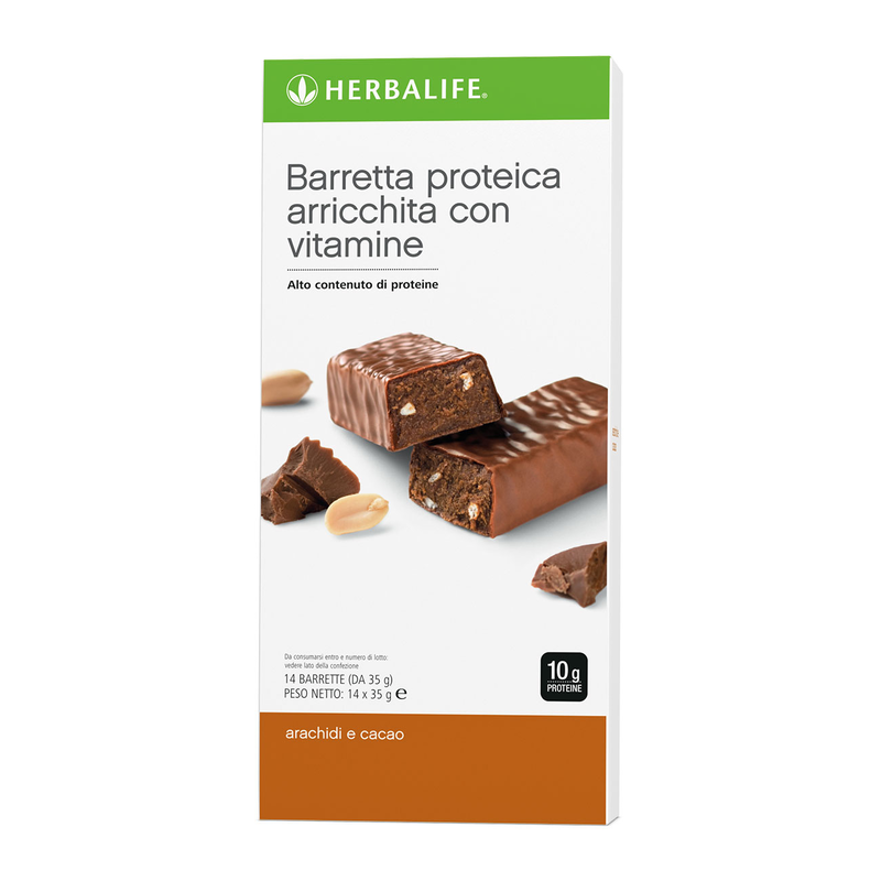 Barrette proteiche Arachide e Cacao 14 barrette