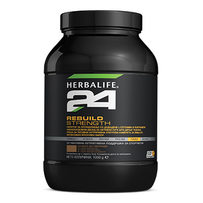 Herbalife24® Rebuild Strength Напиток за опоравување со додадени L-глутамин и разгранети аминокиселили (BCAA) со вкус на чоколадо слика на производот
