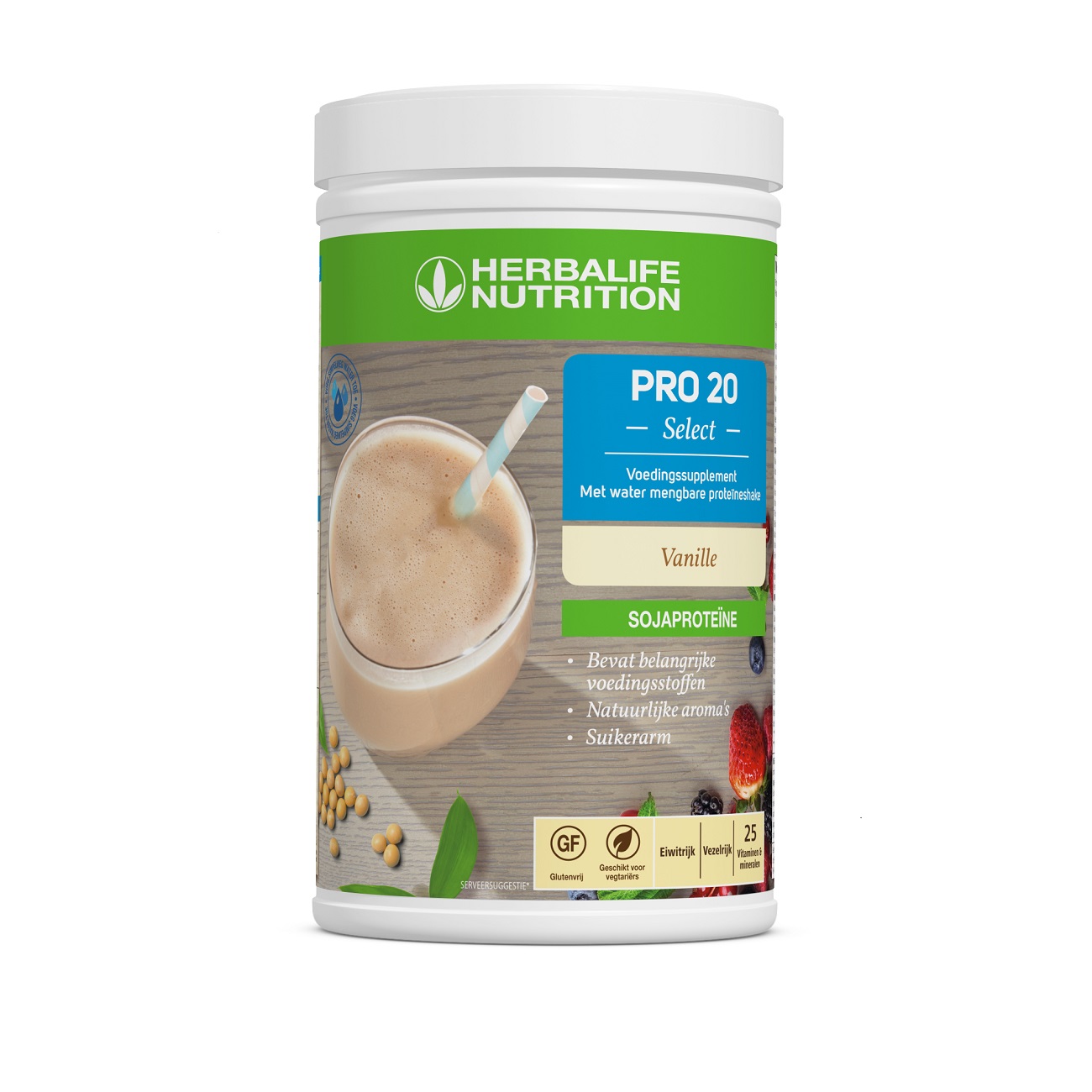 Pro 20 Select proteïne shake vanille product shot
