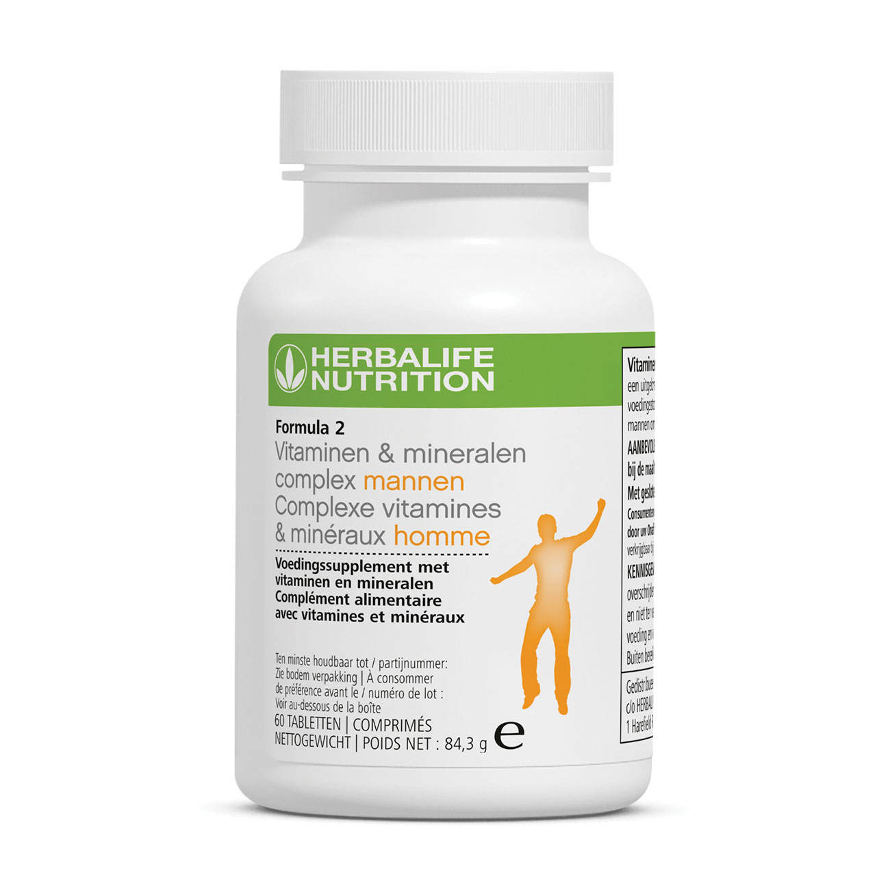 Formula 2 Vitaminen & mineralencomplex mannen multivitaminen supplement product shot