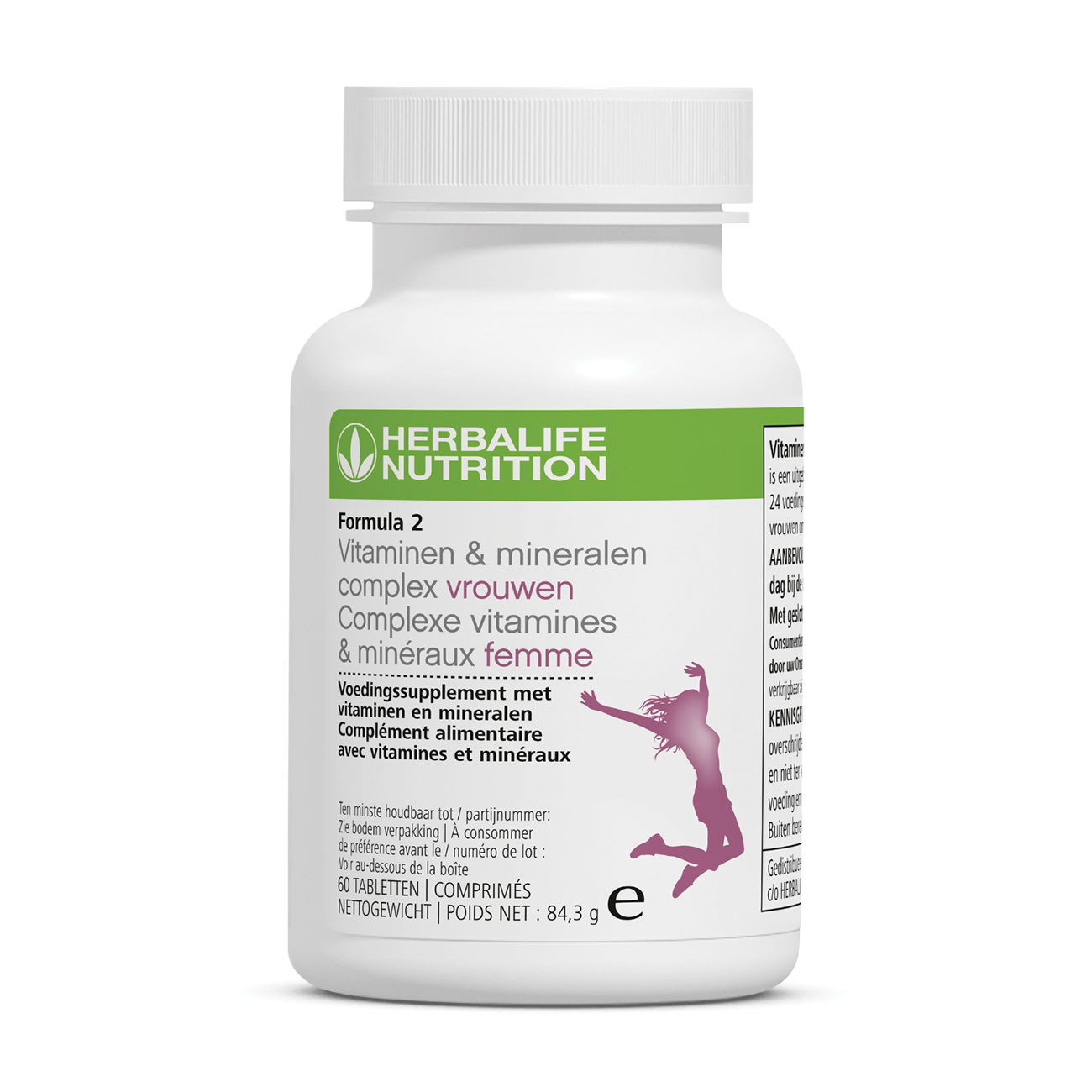 Formula 2 Vitaminen & mineralencomplex vrouwen multivitaminen supplement product shot