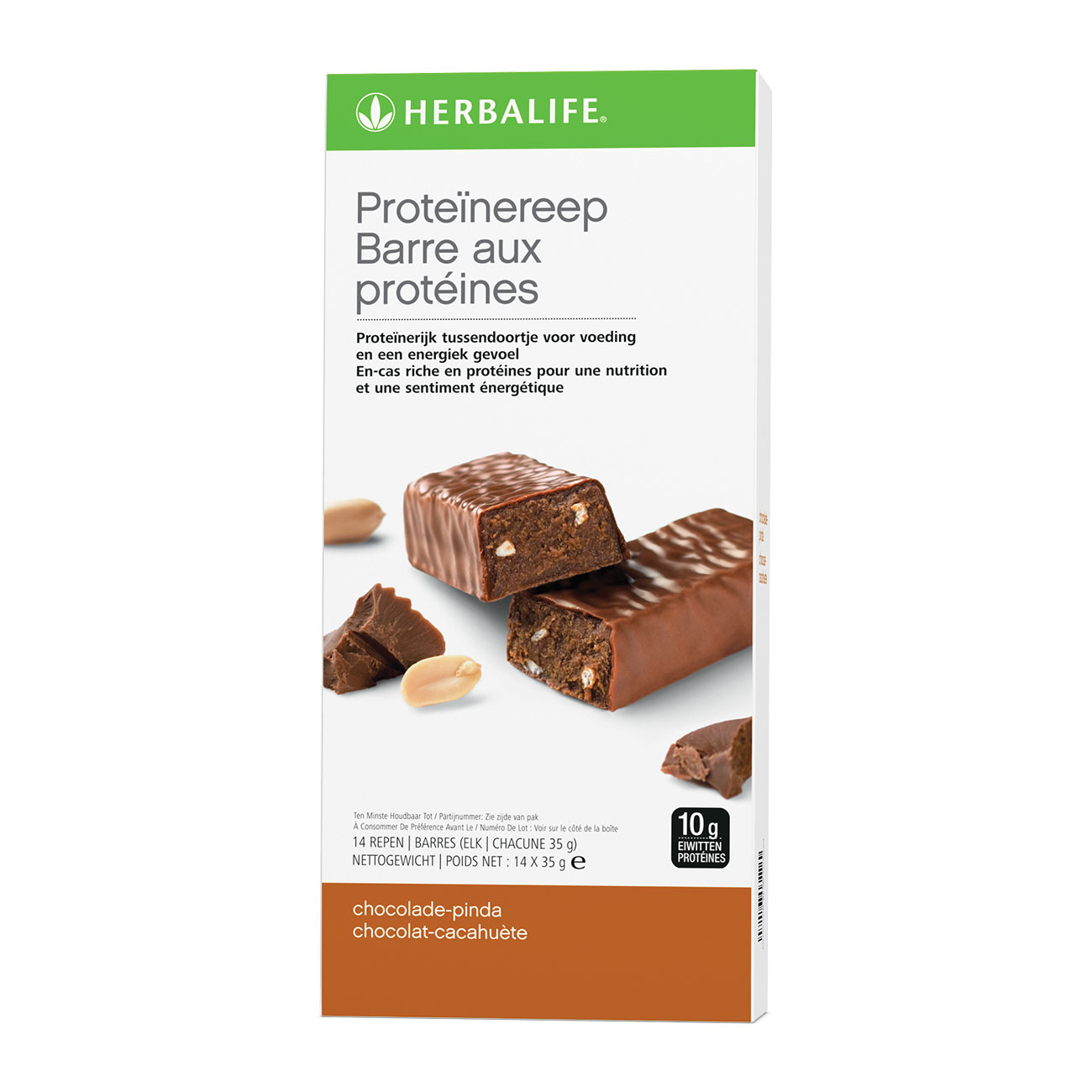 Proteïnereep  chocolade pinda product shot