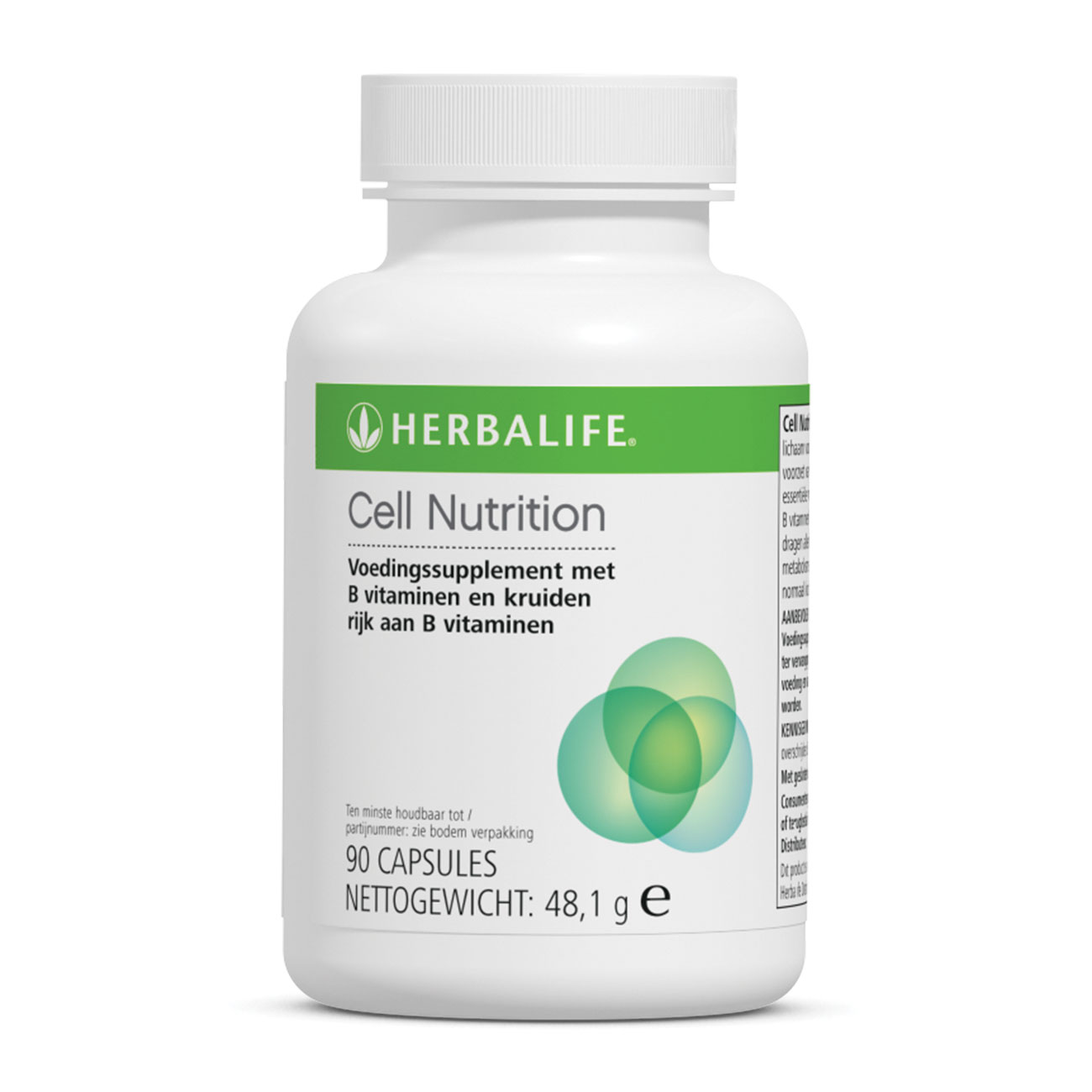 Cell nutrition voedingssupplement product shot