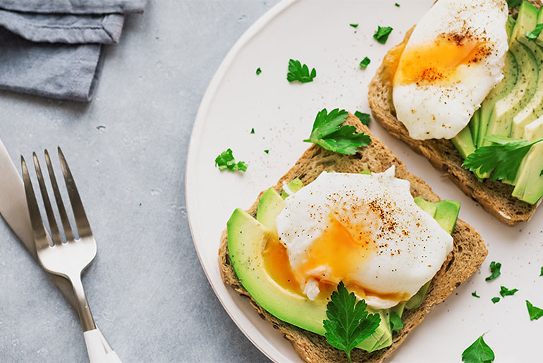 Oppskrift med egg for et balansert kosthold