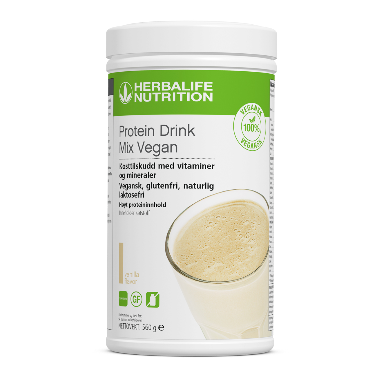 Protein Drink Mix-Vegan er en ideell måte å øke det daglige proteininntaket ditt på. Kombiner den med Formula 1-shaken du liker best for et næringsrikt måltid med høyt proteininnhold og lavt sukkerinnhold.
