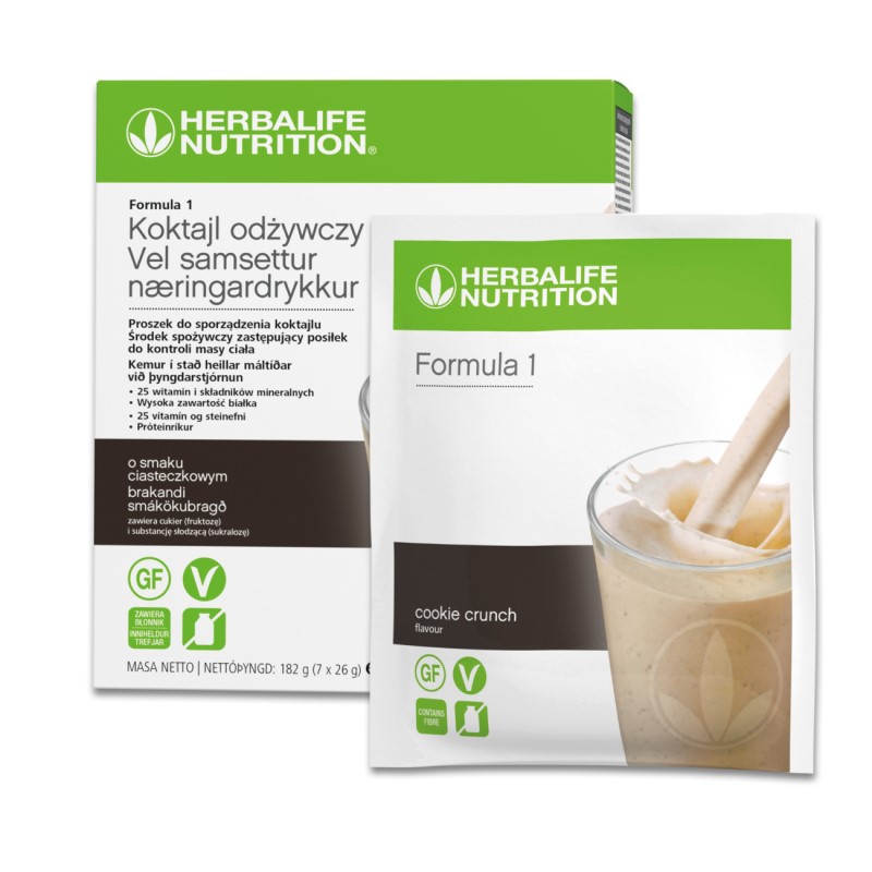 F1 Koktail odżywczy o smaku ciasteczkowym, 7 saszetek