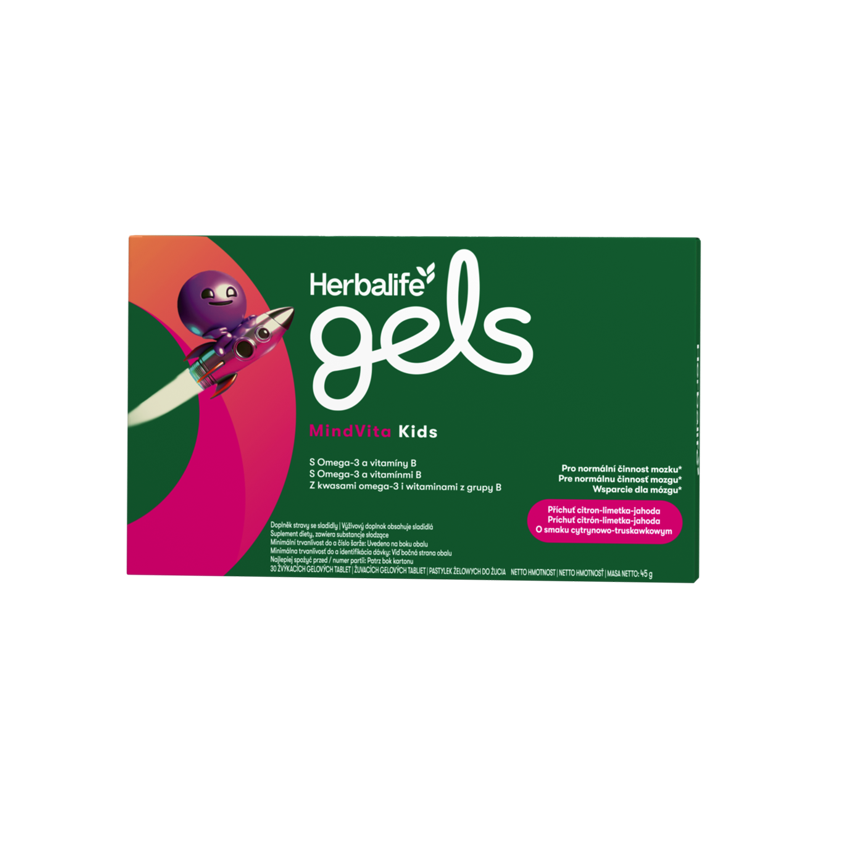Herbalife GEL MINDVITA KIDS, smak cytrynowo - truskawkowy