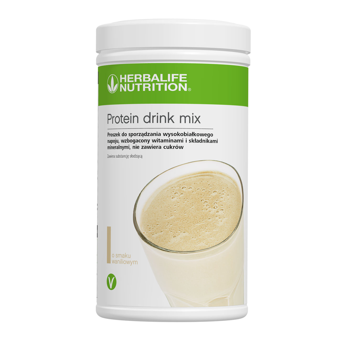 Protein Drink Mix Produkt proteinowy o smaku waniliowym product shot