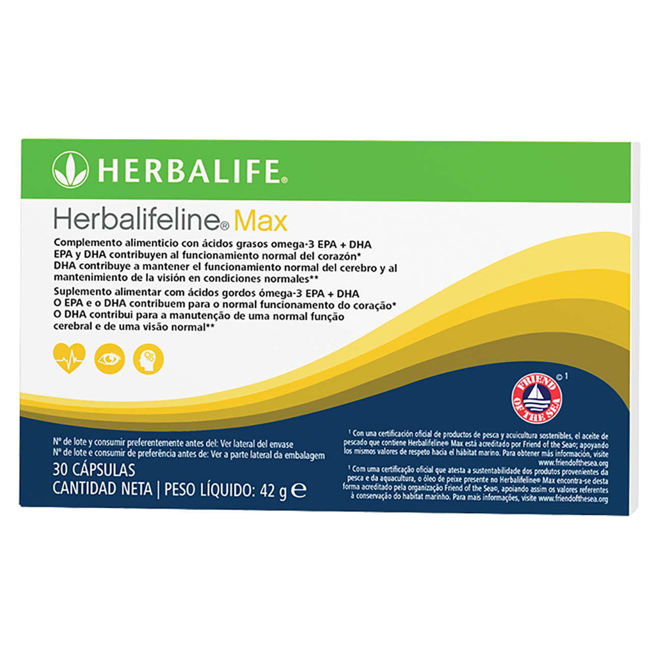 Herbalifeline Max Suplemento alimentar com ácidos gordos ómega 3 product shot