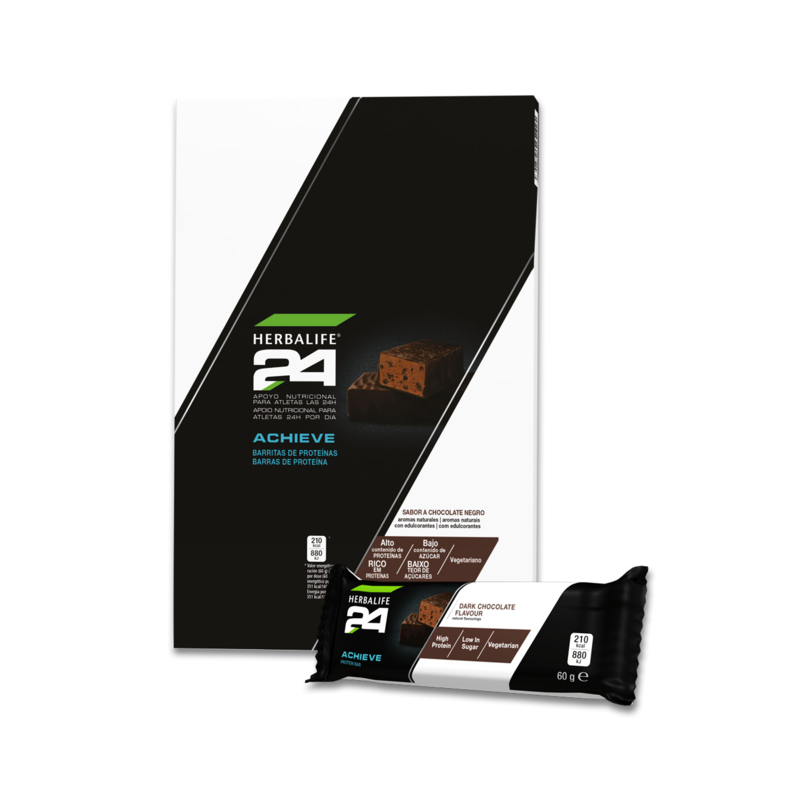 H24 Achieve - Barra de Proteina Chocolate Negro