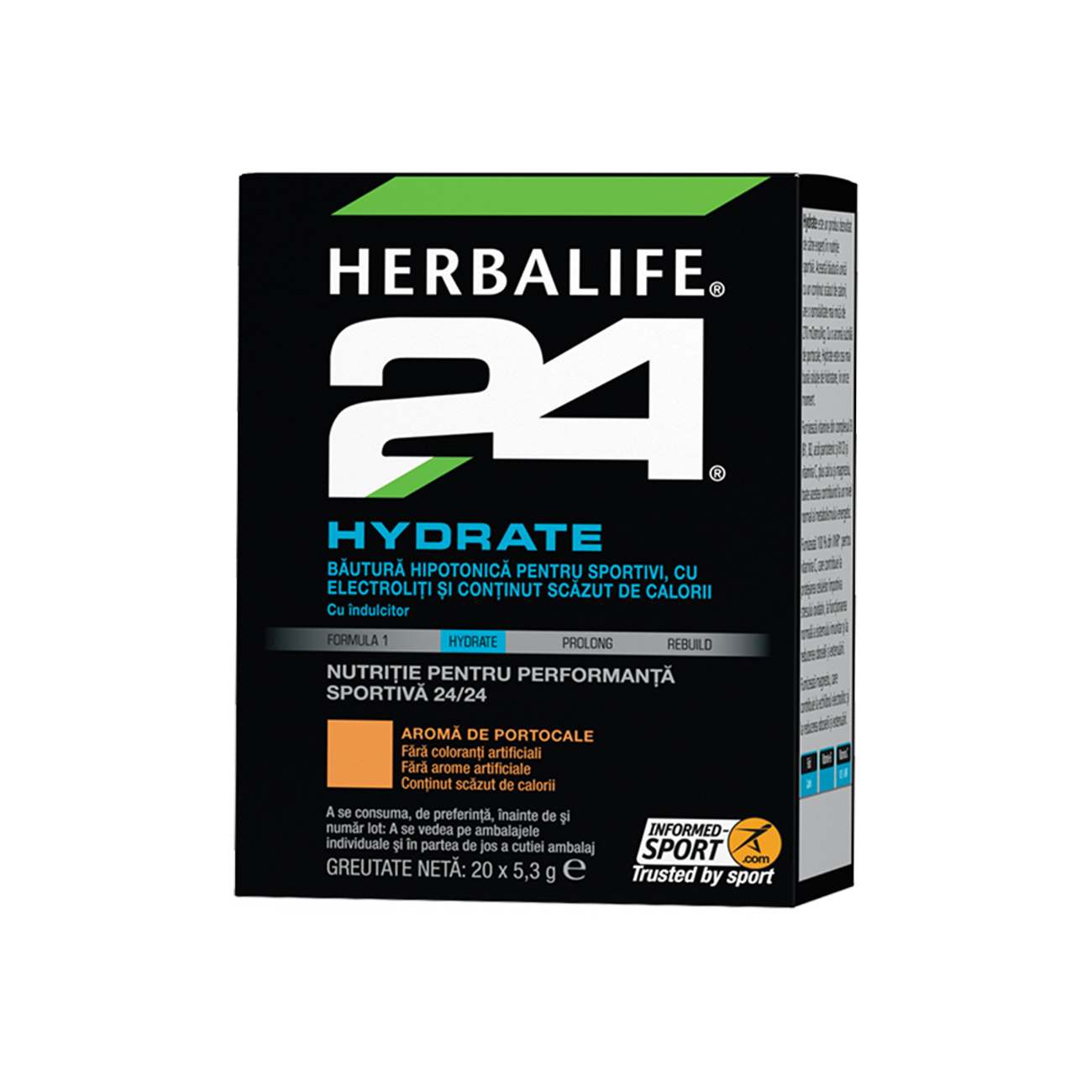 Herbalife24® Hydrate Băutură cu electroliți Portocale product shot