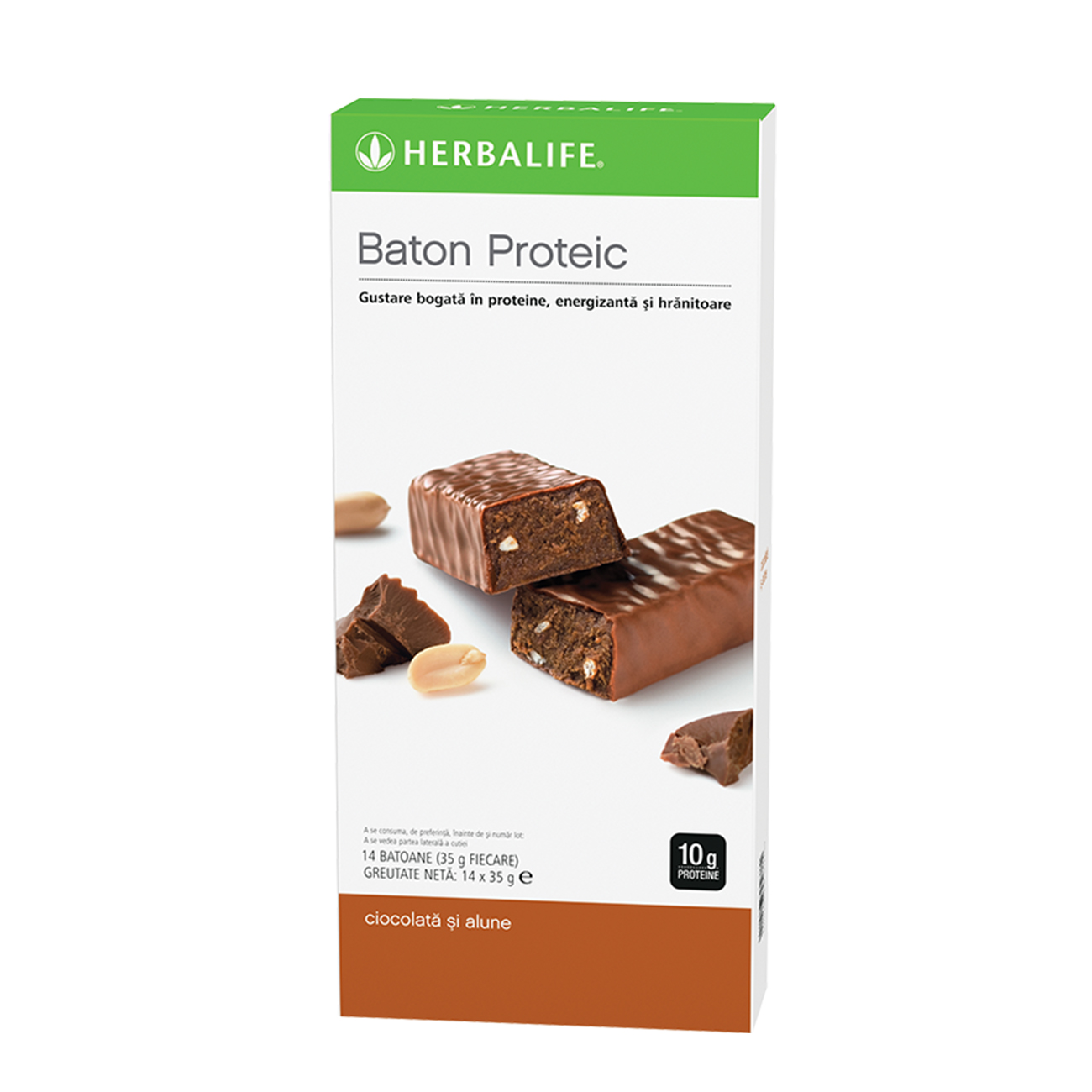 Batoane proteice  Ciocolată și alune product shot