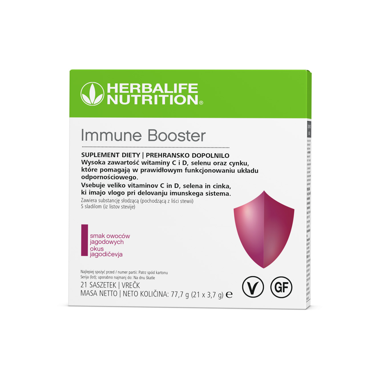 233K | Immune Booster okus jagodičevja 21 vrečka slika izdelka