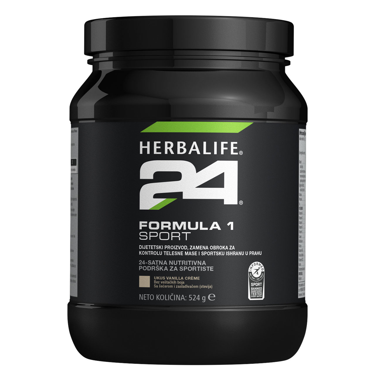 Herbalife24® Formula 1 Sport Dijetetski proizvod, zamena obroka za kontrolu telesne mase i sportsku ishranu u prahu ukus Vanilla Crème slika proizvoda.
