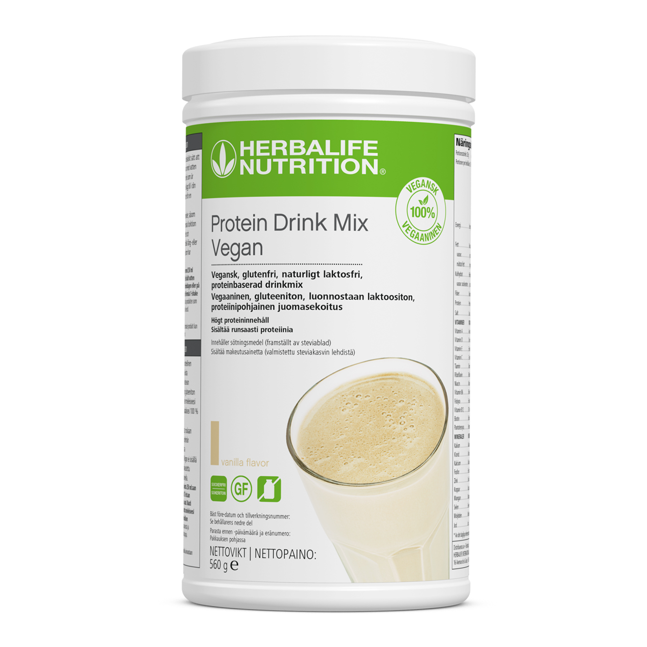 Protein Drink Mix-Vegan är ett idealiskt sätt att öka ditt proteinintag hela dagen. Kombinera med din favorit Formula 1 -shake för en hälsosam måltid som innehåller mycket protein och låg sockerhalt.