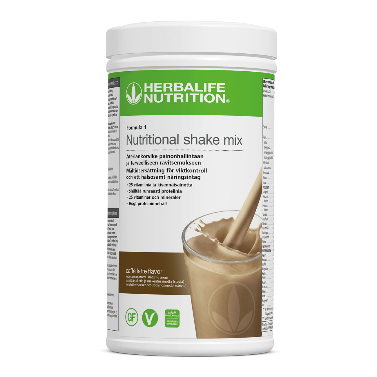 Formula 1 Protein Shake Café Latte produktbild