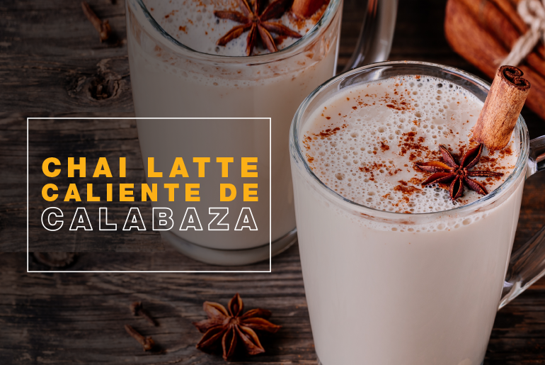 Chai latte caliente de calabaza | Herbalife Nutrition MX