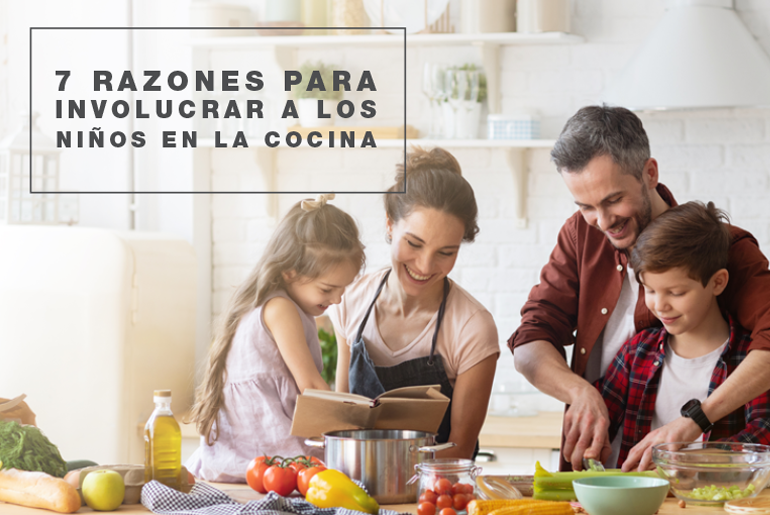 7 razones para involucrar los niños en la cocina