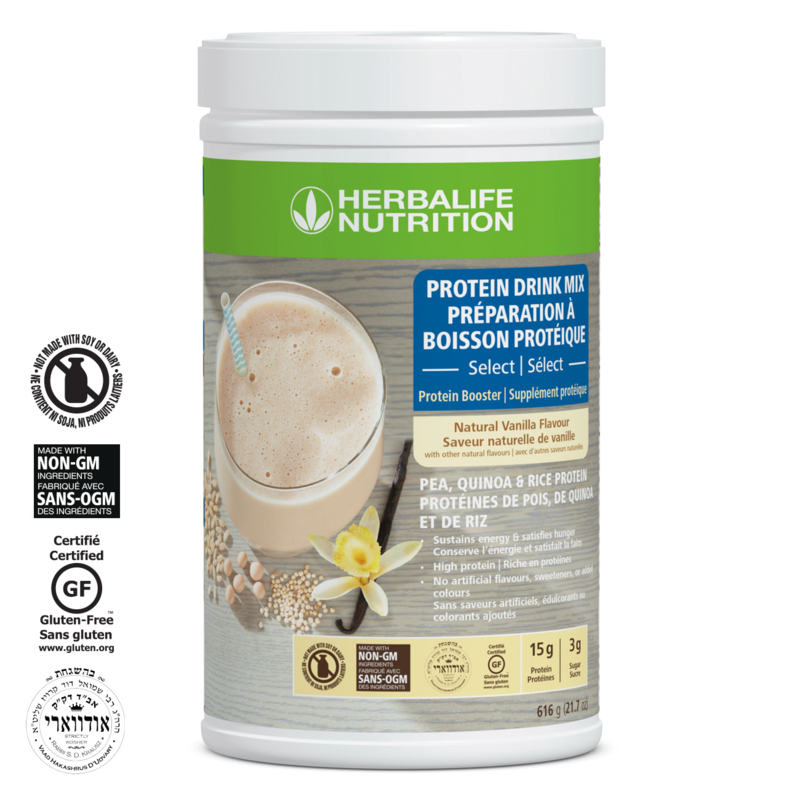 Herbalife Protein Drink Mix Select: Natural Vanilla flavour