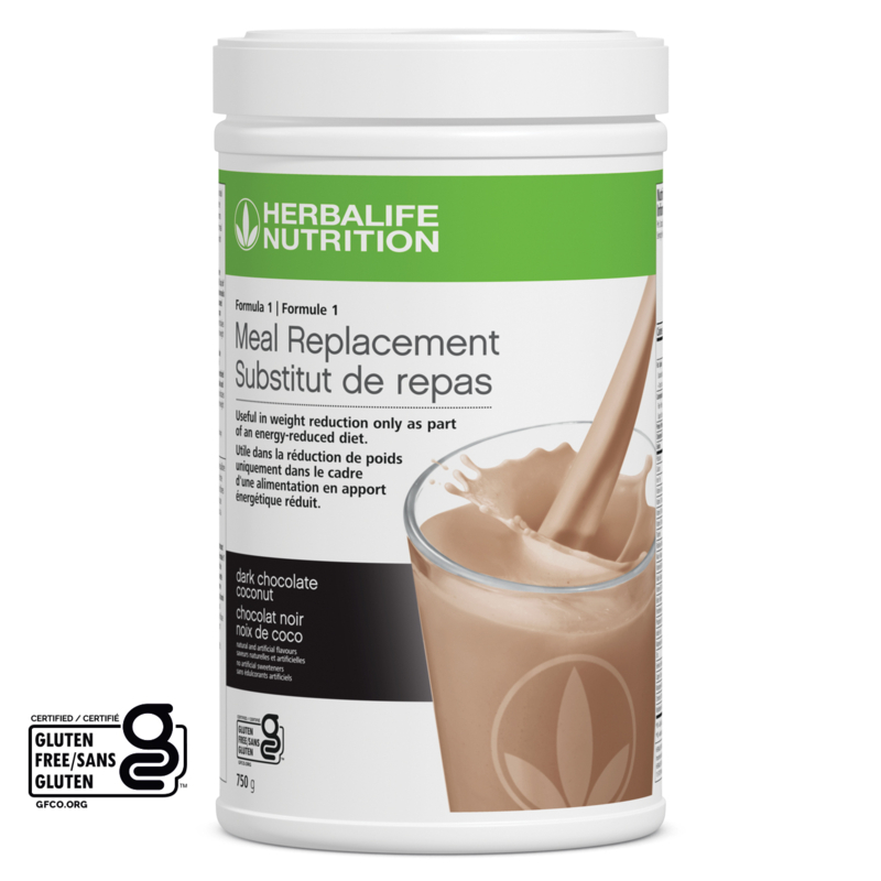 Herbalife Limited Edition Formula 1 Meal Replacement: Dark Chocolate Coconut 750 g