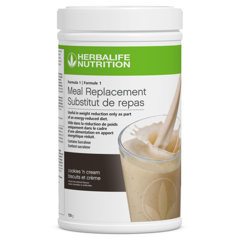 HERBALIFE   F1  クッキー＆クリーム 2本 Formula 1 Nutritional Shake Mix Cookies and Cream 550g