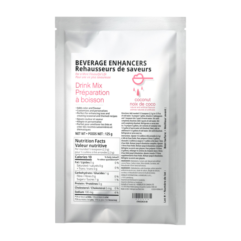 Herbalife Beverage Enhancers Drink Mix: Coconut