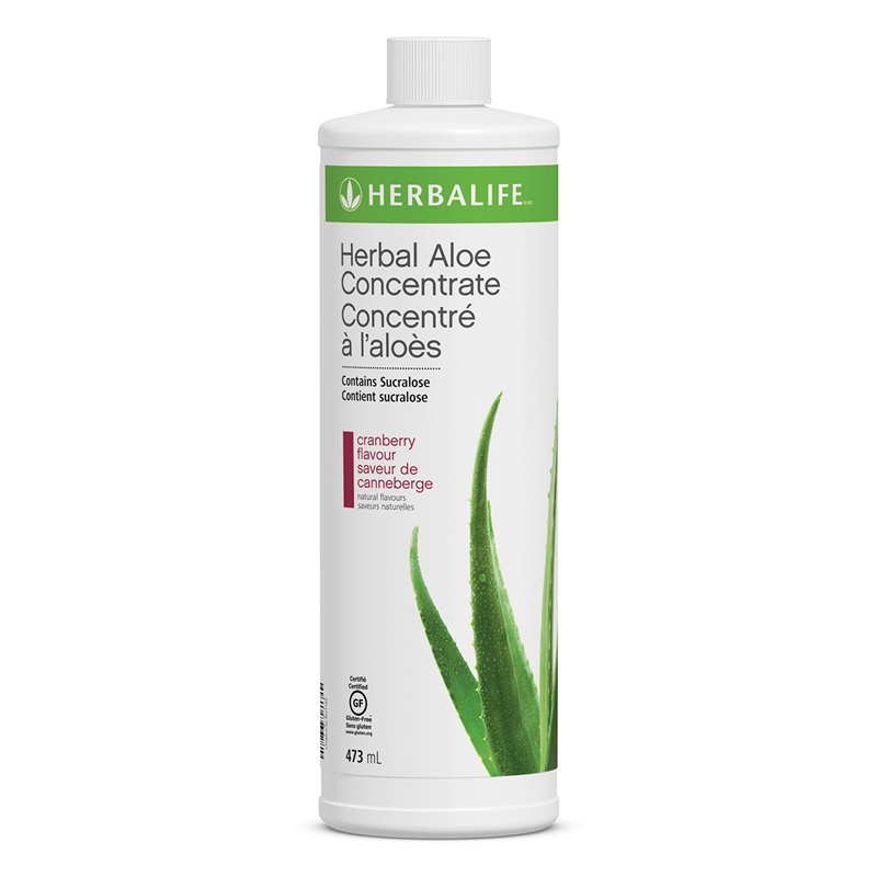 Herbal Aloe Concentrate: Cranberry 473 ml