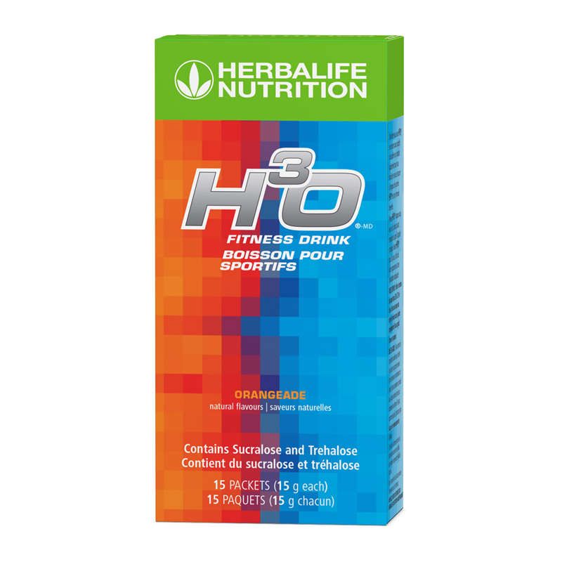 H3O® Fitness Drink: Orangeade Packets