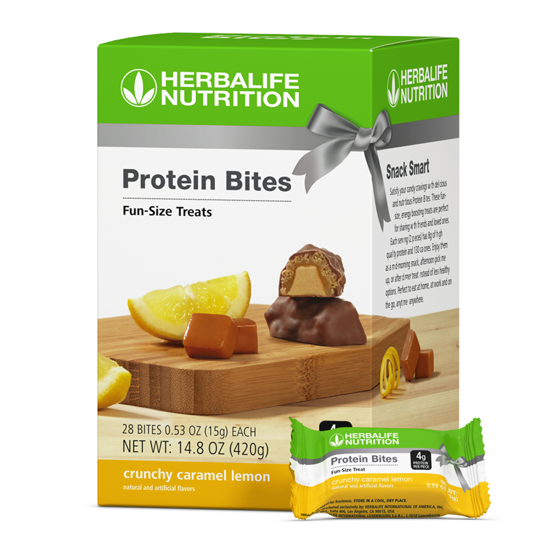 Protein Bites: Crunchy Caramel Lemon