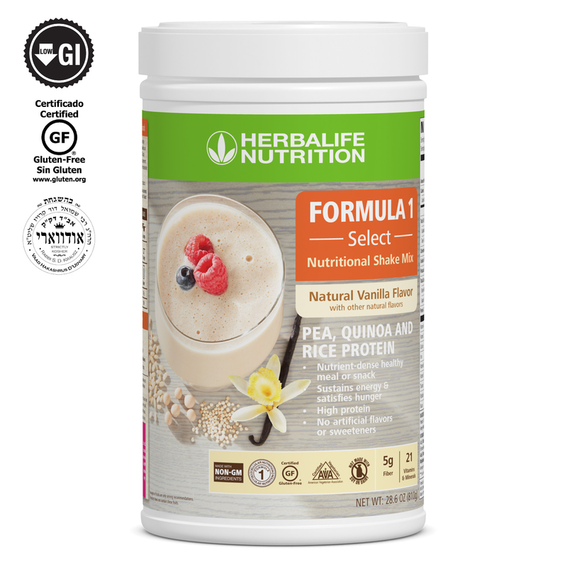 Independent Herbalife Distributor | Formula 1 Select: Natural ...