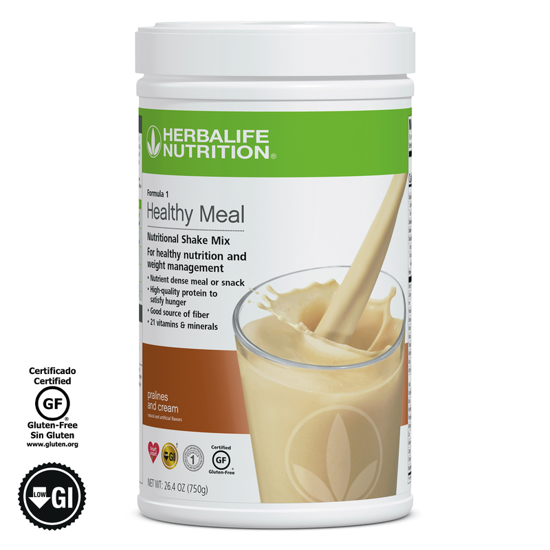 Independent Herbalife | Formula 1 Healthy Nutritional Mix: Pralines and Cream g
