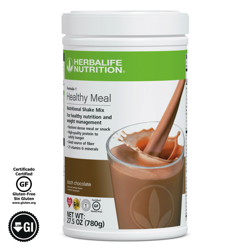 Herbalife Formula 1 Healthy Meal Nutritional Shake Mix. Flavor(Dutch  Chocolate)