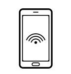 phone with wifi signal - web element