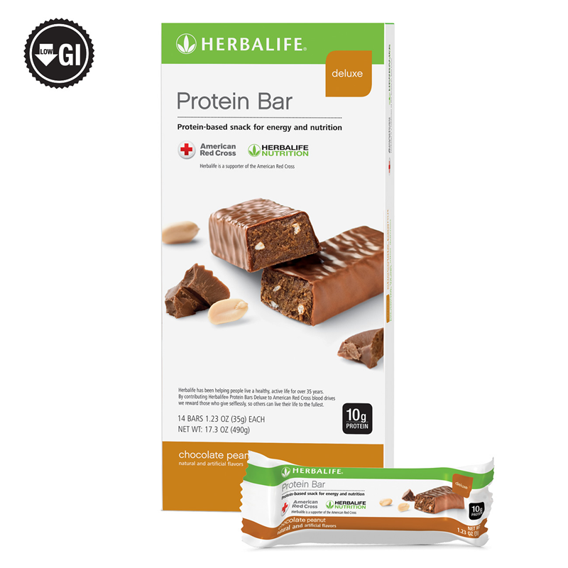 Protein Bar Deluxe Chocolate Peanut Herbalife Nutrition US
