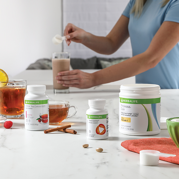 Imagen de productos de Herbalife Nutrition: Herbal Tea Concentrate, Total Control, Prolessa-Duo