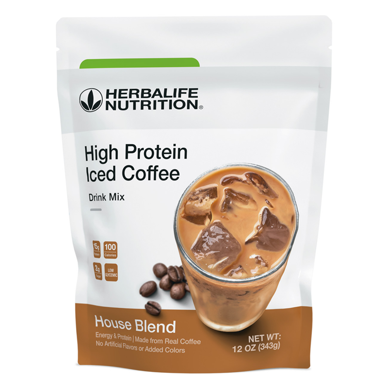 High Protein Iced Coffee: House Blend