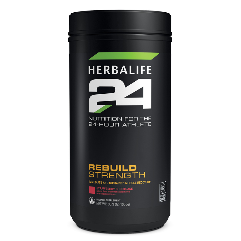 Herbalife24® Rebuild Strength: Pastel de fresa