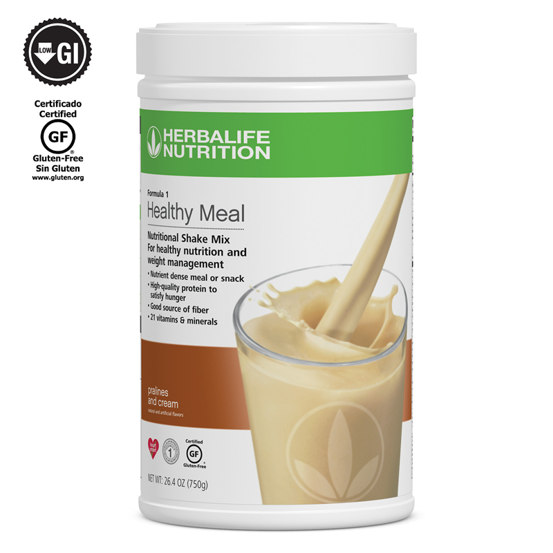 Fórmula 1 Comida Saludable Mezcla Nutricional para Batido: Caramelo Tostado 750g
