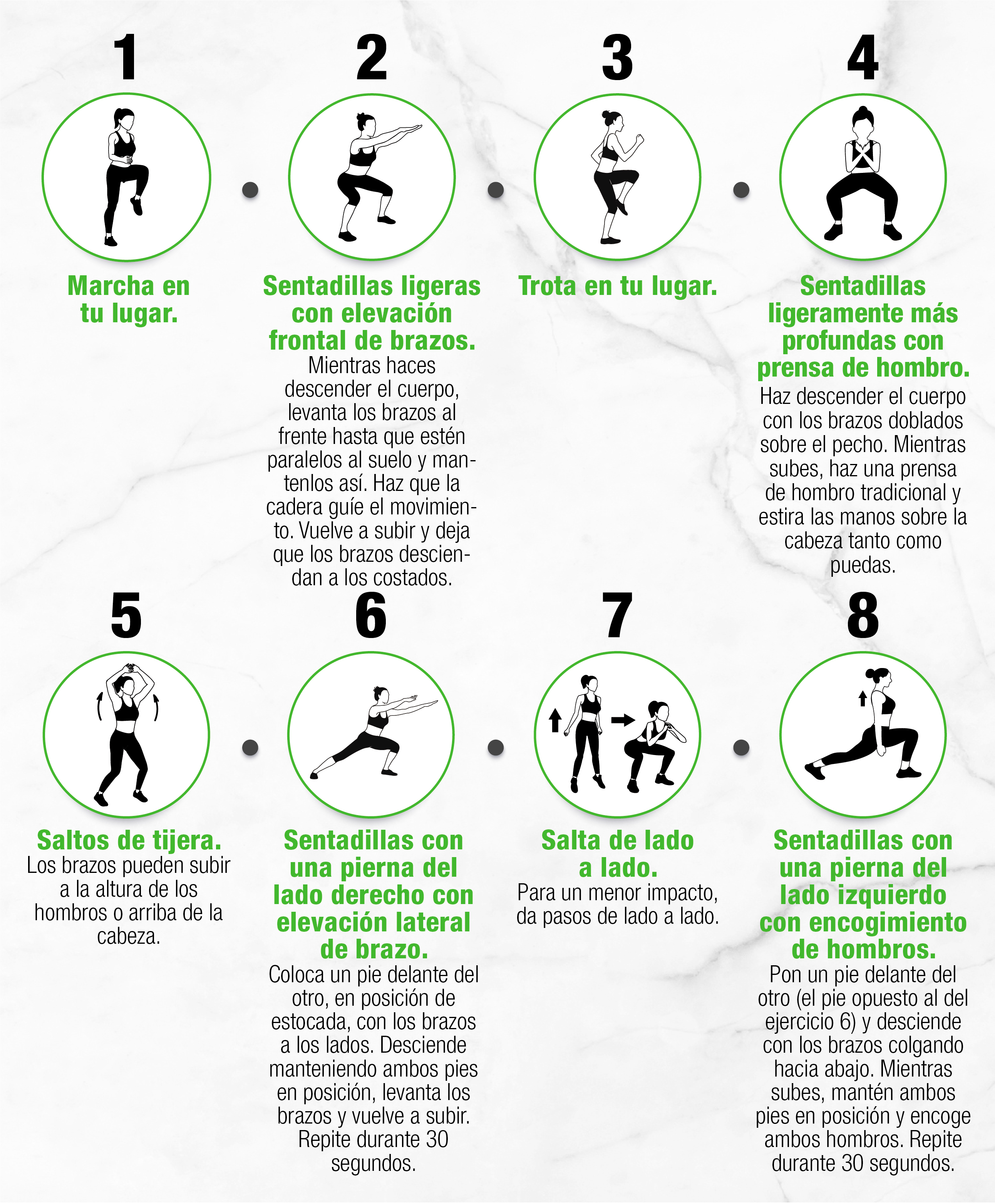 Rutina de fuerza y cardio clearance