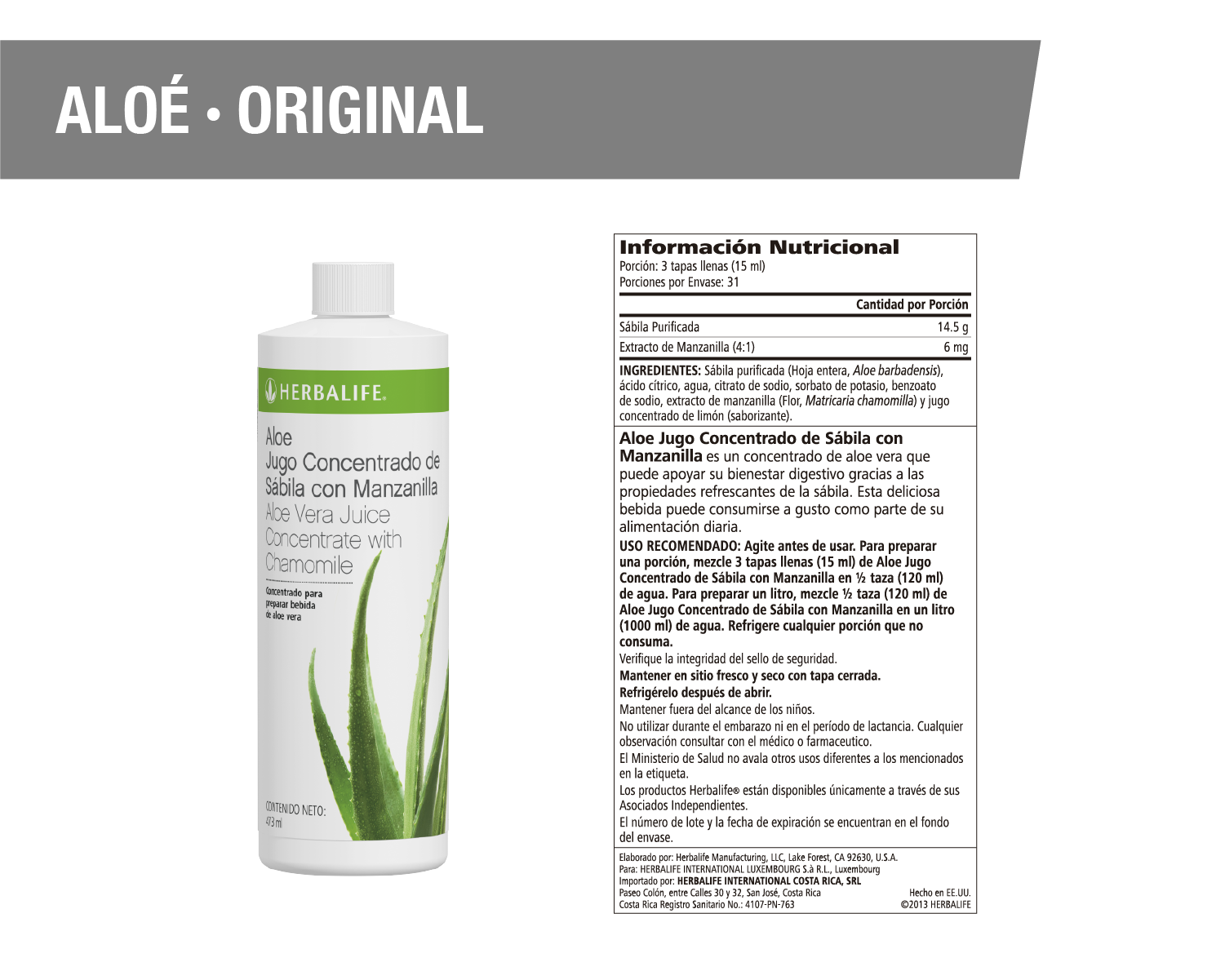 Concentrado De Aloe Vera Herbalife ubicaciondepersonas.cdmx.gob.mx