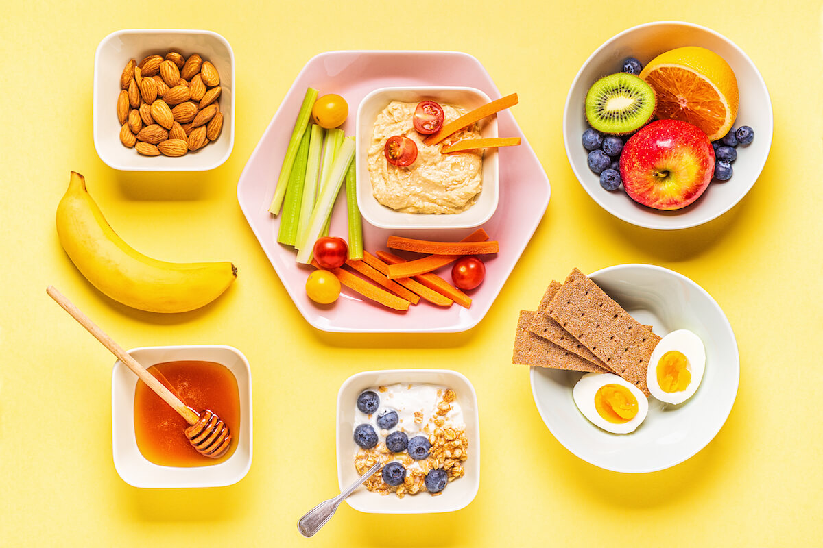 NUTRISALUD - Algunas ideas de snacks saludables 😊