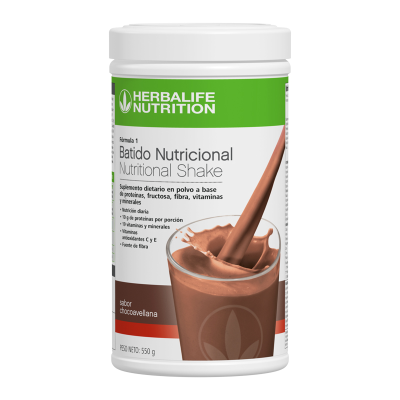 Batido nutricional proteico Formula 1 sabor chocoavellana